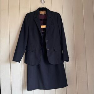 Vintage Black Skirt Set